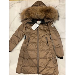 Детское пальто Монклер коричневое