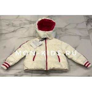 Детская пуховая куртка Монклер белая NEW